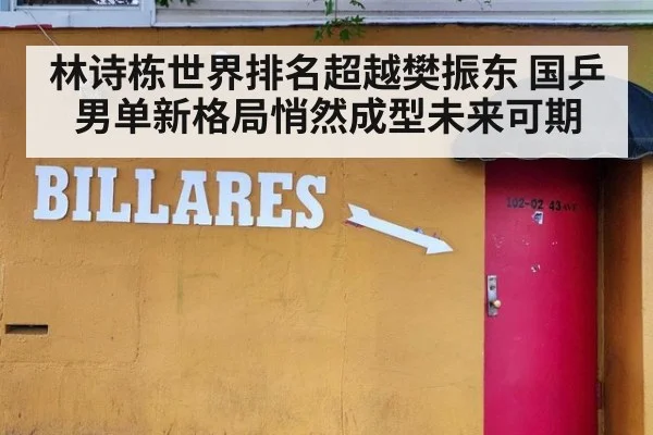 林诗栋世界排名超越樊振东 国乒男单新格局悄然成型未来可期